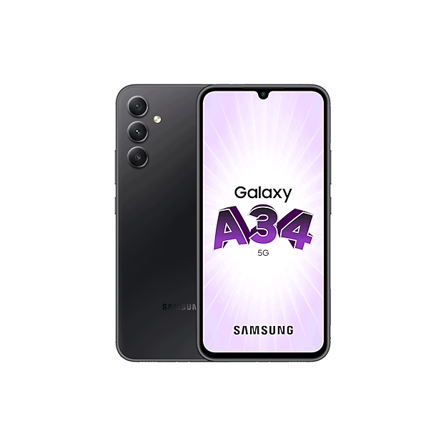 Galaxy A34 5G reconditionné – Graphite