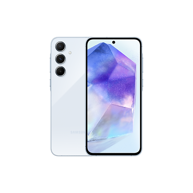 Galaxy A55 5G reconditionné – Bleu Glacier