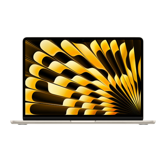 MacBook Air 13.6 (M3) (2024–2025) – A3113 – Lumière stellaire – Parfait état – Reconditionné