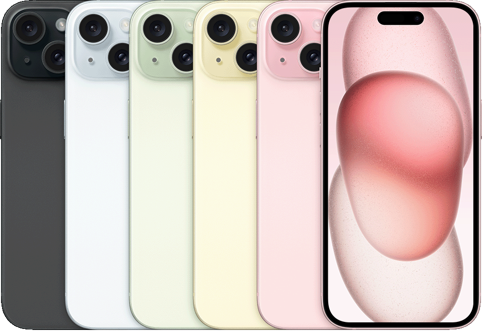 iPhone 15 reconditionné — Petit prix (Face ID HS)