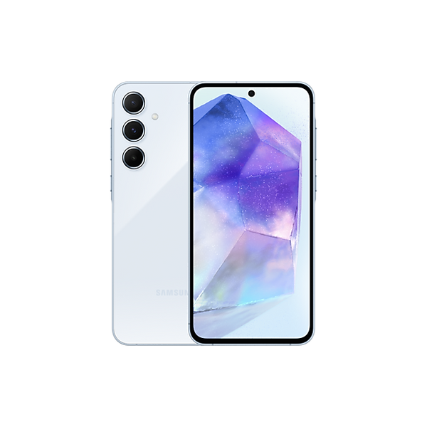 Galaxy A55 5G reconditionné – Bleu Glacier